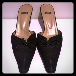 Stuart Weitzman Size 10 Black Mules